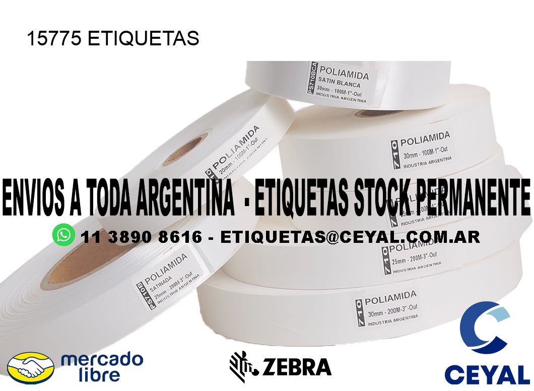15775 ETIQUETAS