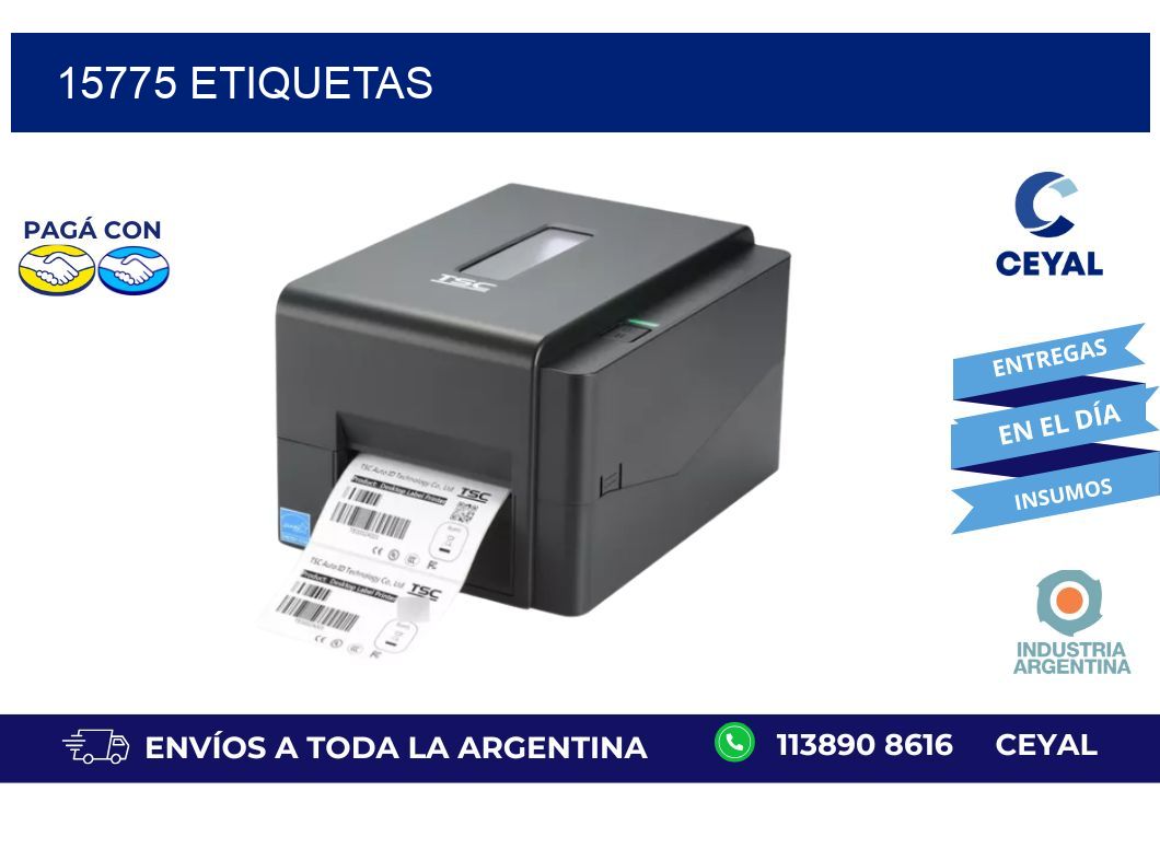 15775 ETIQUETAS
