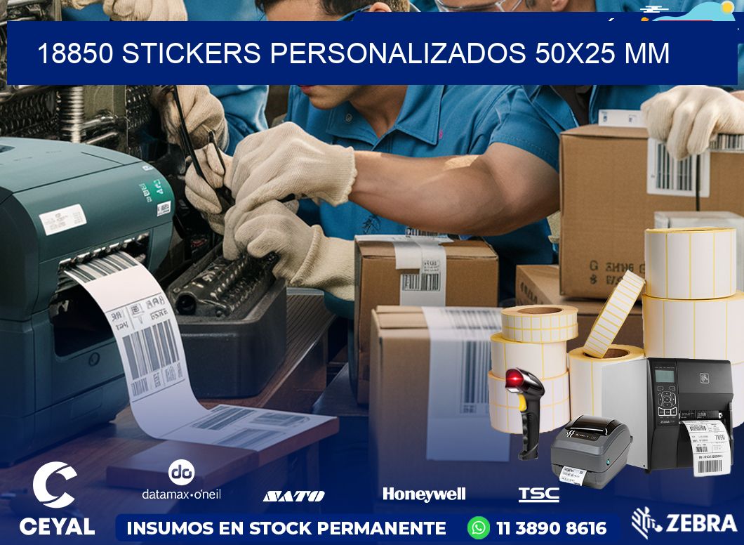 18850 STICKERS PERSONALIZADOS 50×25 mm