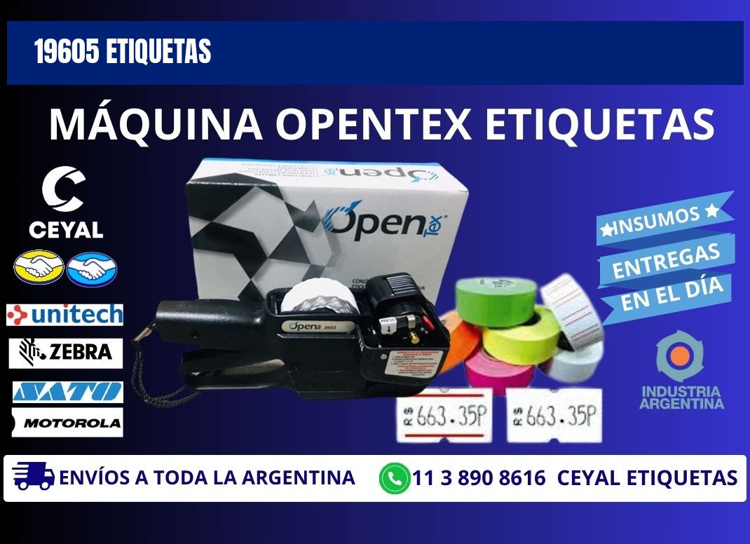 19605 ETIQUETAS