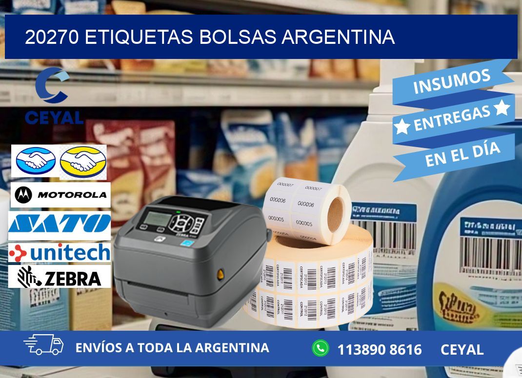 20270 ETIQUETAS BOLSAS ARGENTINA