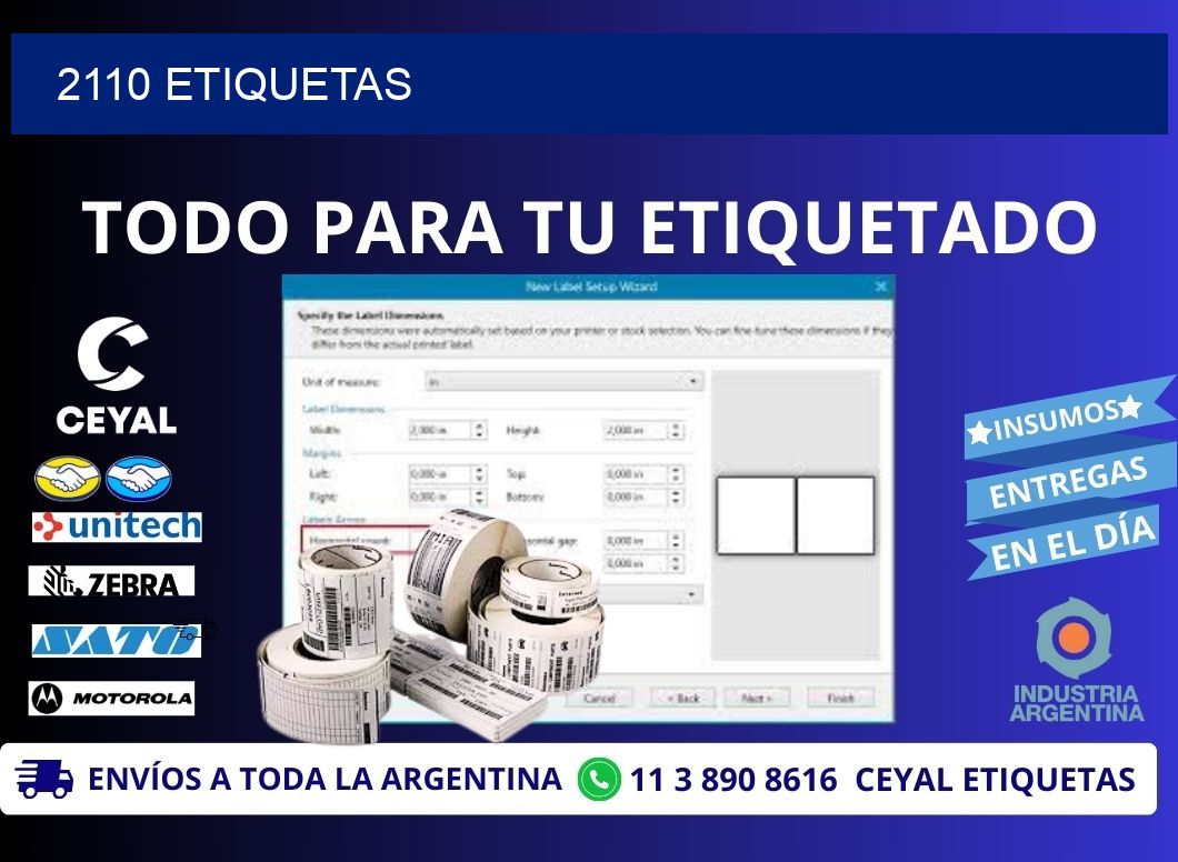 2110 ETIQUETAS