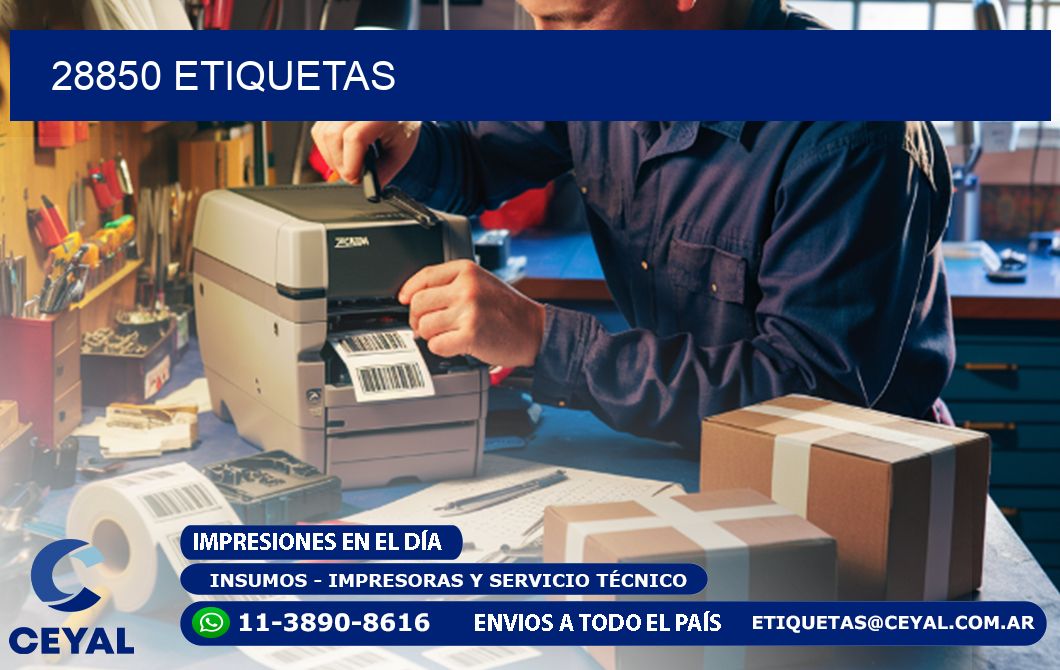 28850 ETIQUETAS