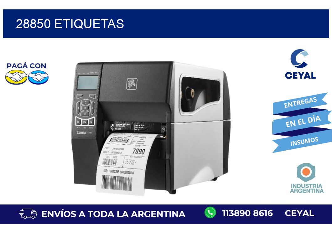 28850 ETIQUETAS