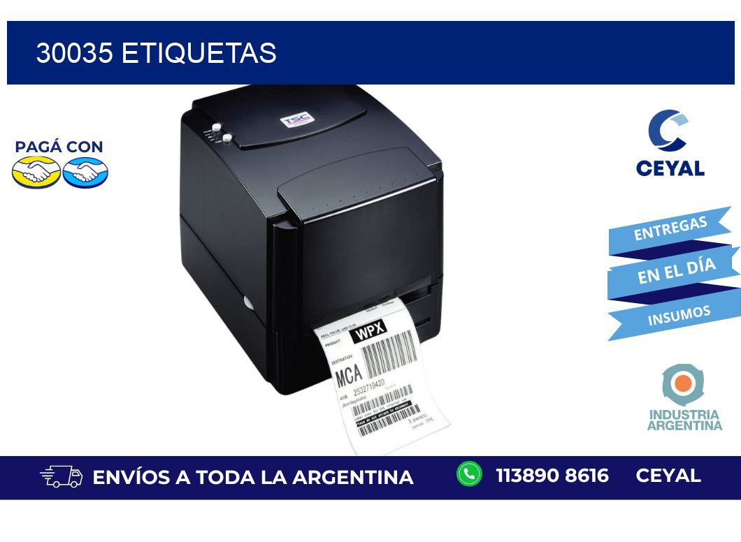 30035 ETIQUETAS