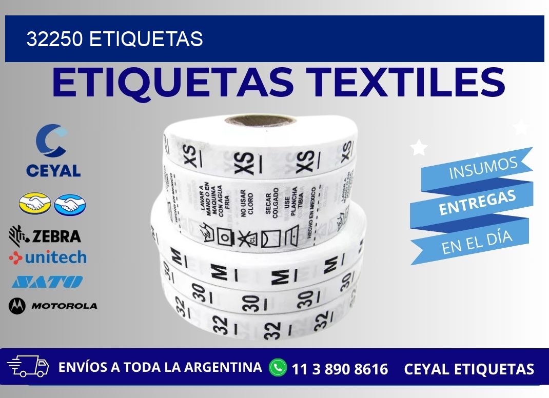 32250 ETIQUETAS