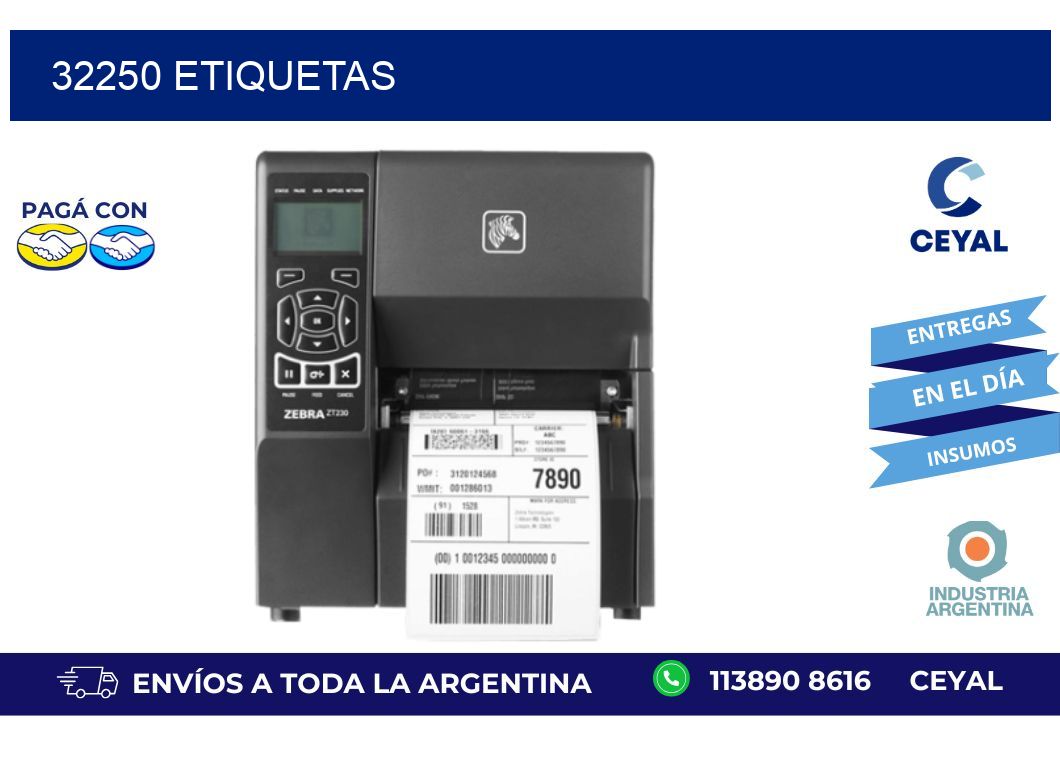 32250 ETIQUETAS