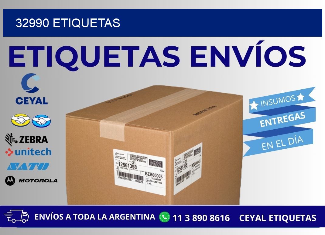 32990 ETIQUETAS