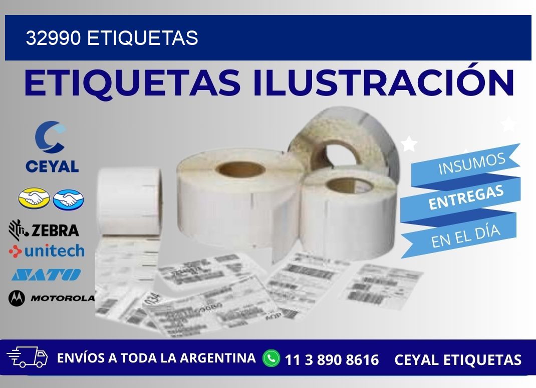 32990 ETIQUETAS