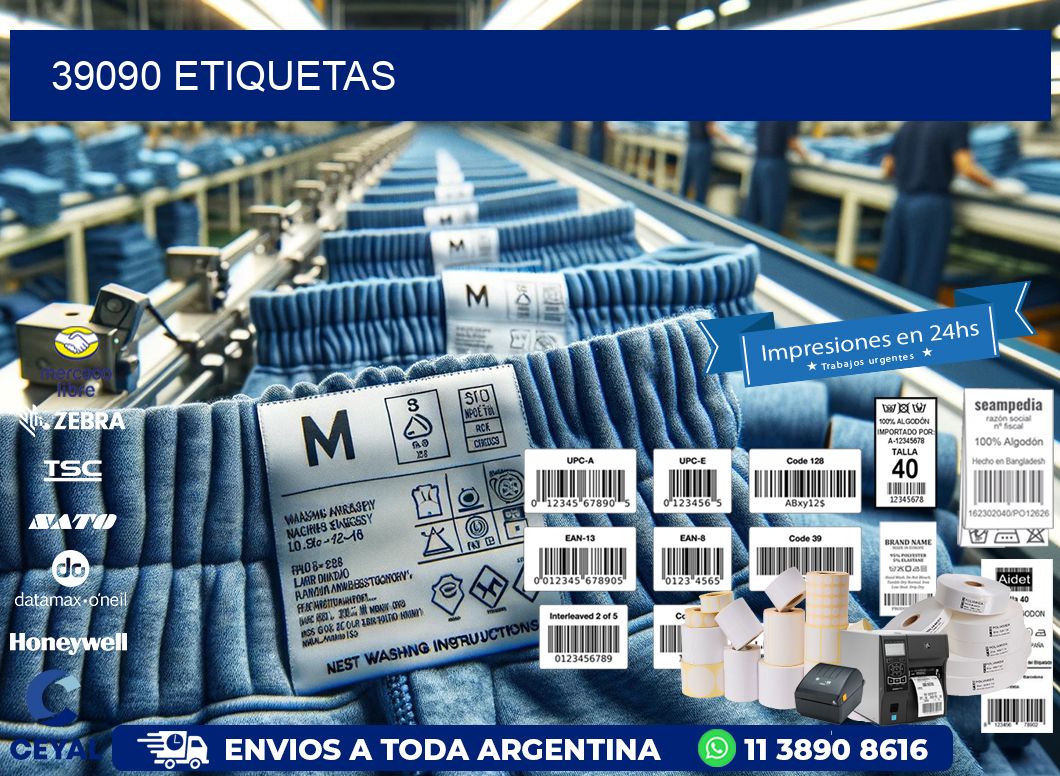 39090 ETIQUETAS