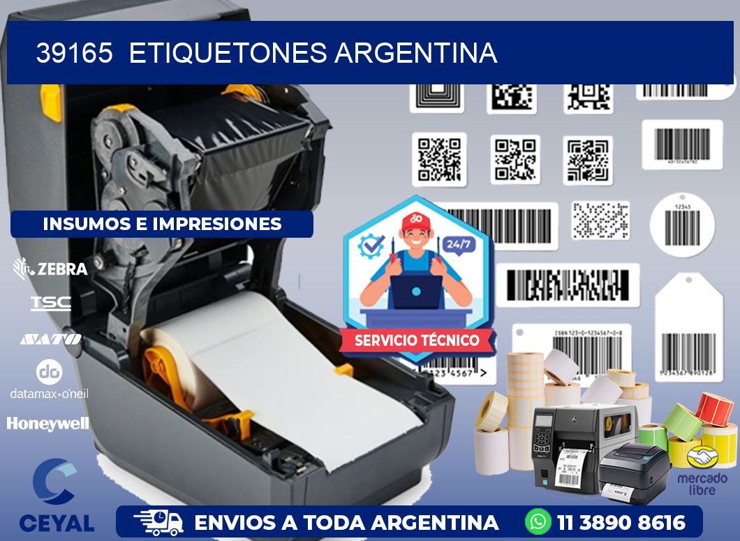 39165  Etiquetones Argentina