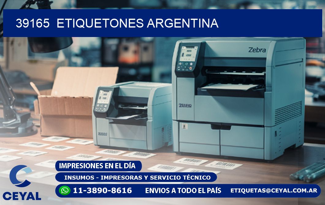 39165  Etiquetones Argentina