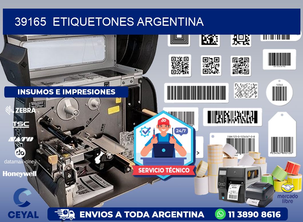 39165  Etiquetones Argentina
