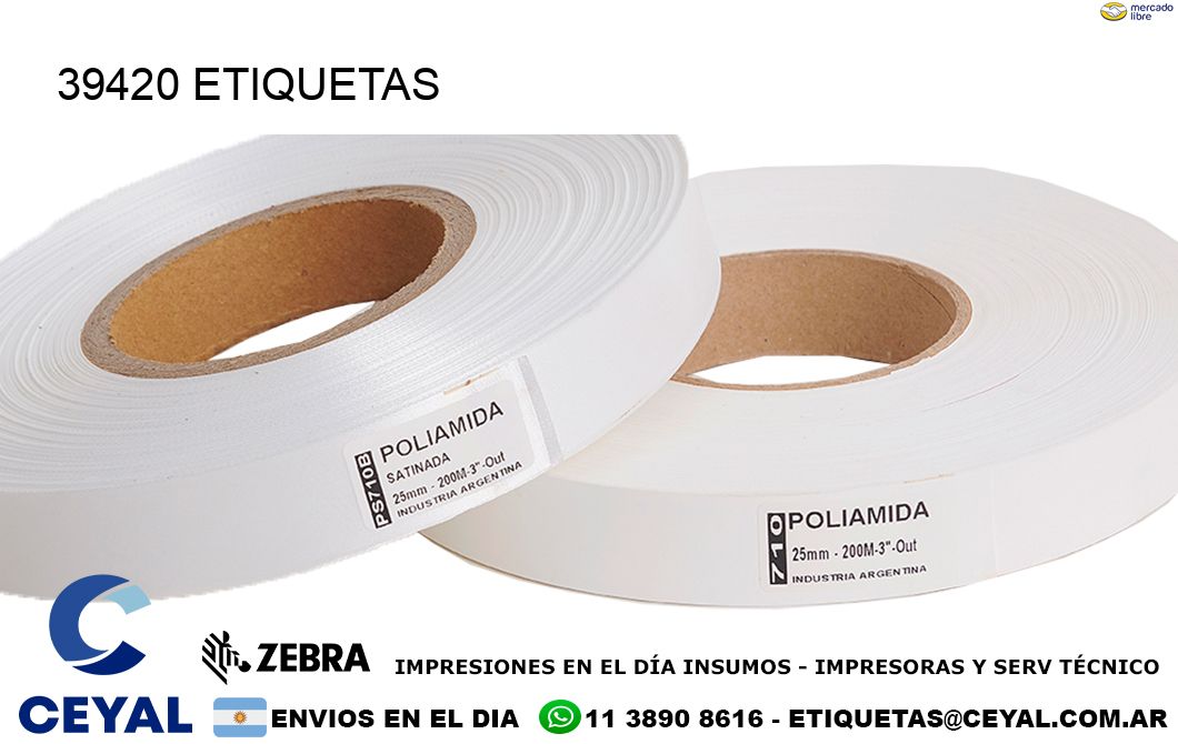 39420 ETIQUETAS