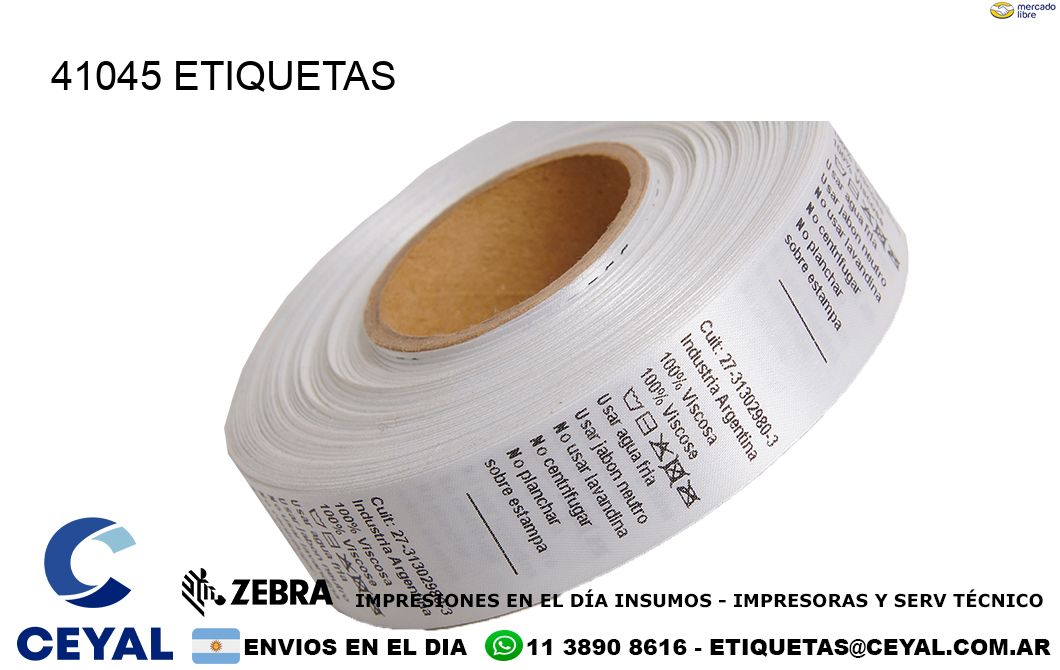 41045 ETIQUETAS