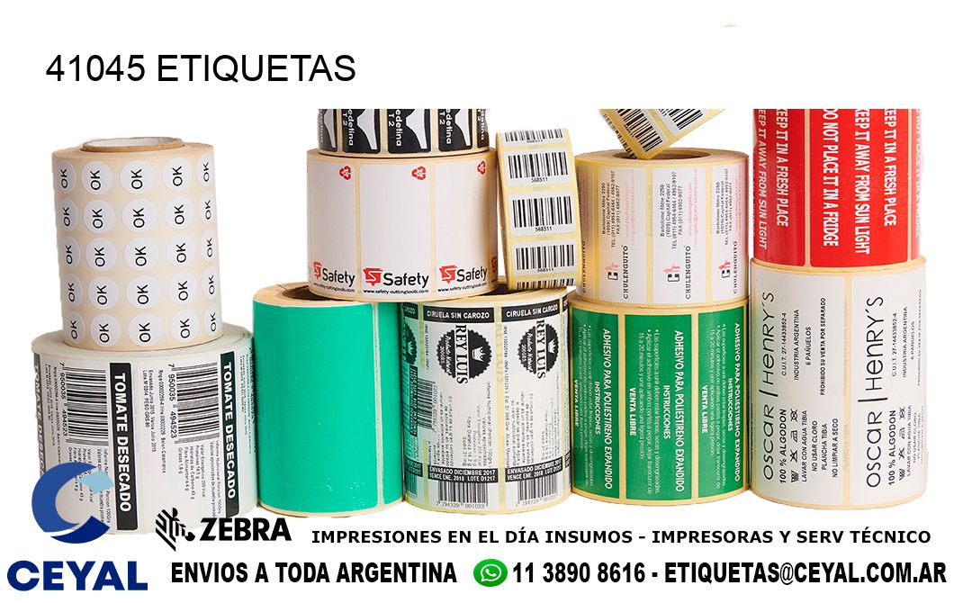 41045 ETIQUETAS