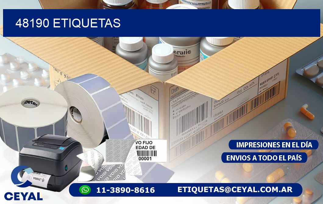 48190 ETIQUETAS