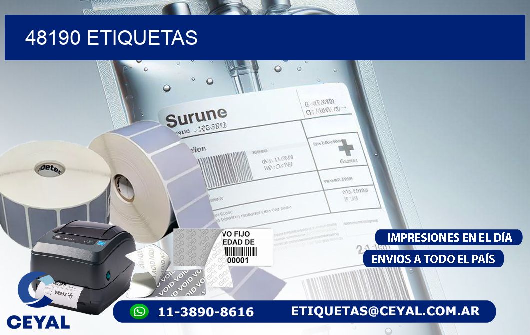 48190 ETIQUETAS