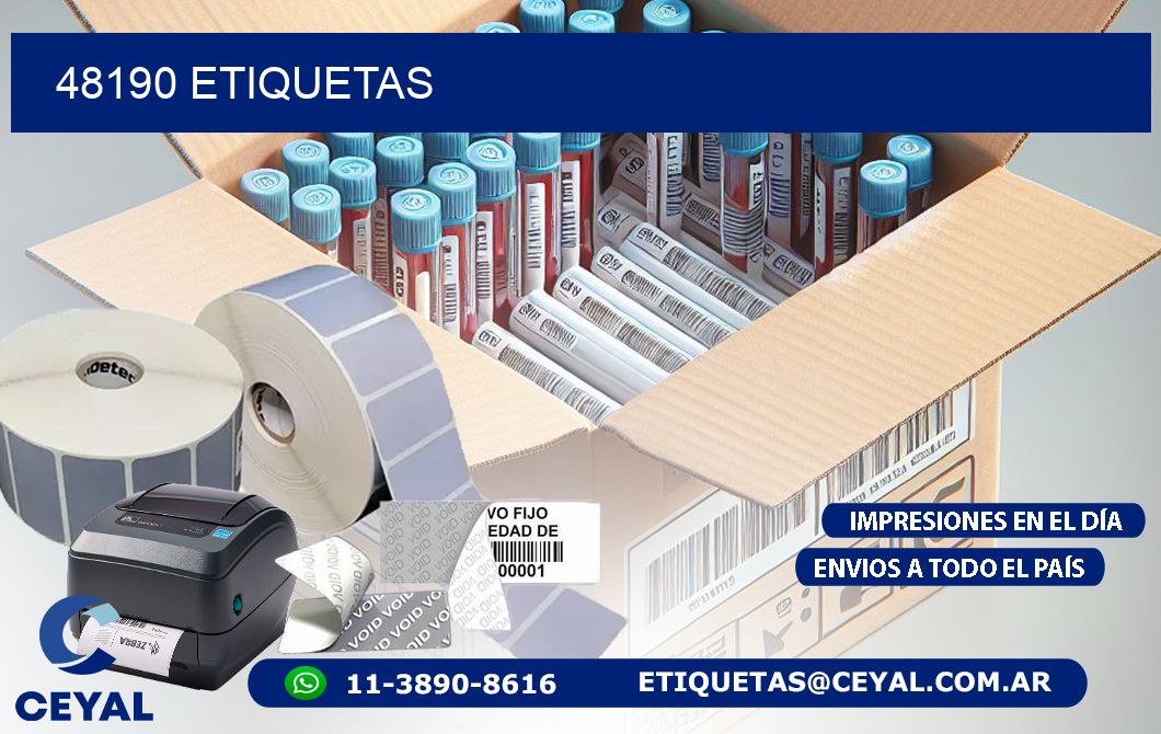 48190 ETIQUETAS