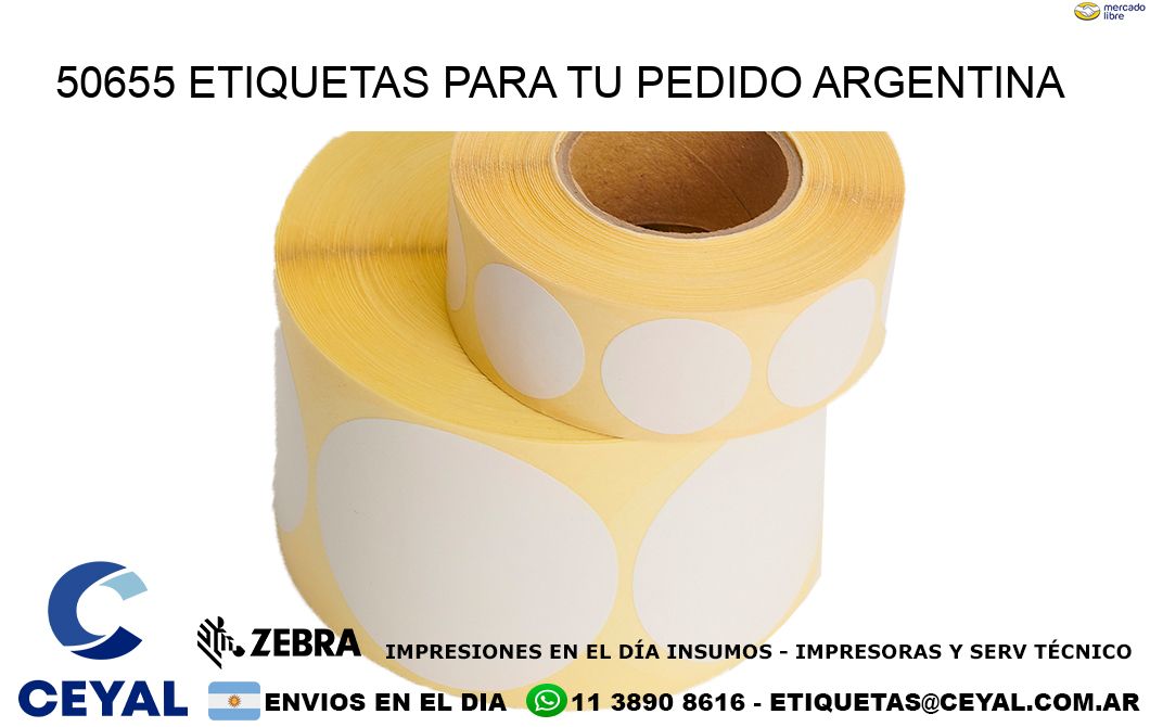 50655 ETIQUETAS PARA TU PEDIDO ARGENTINA