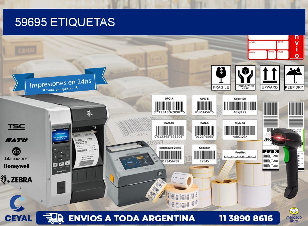 59695 ETIQUETAS