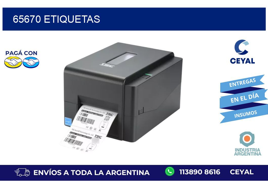 65670 ETIQUETAS