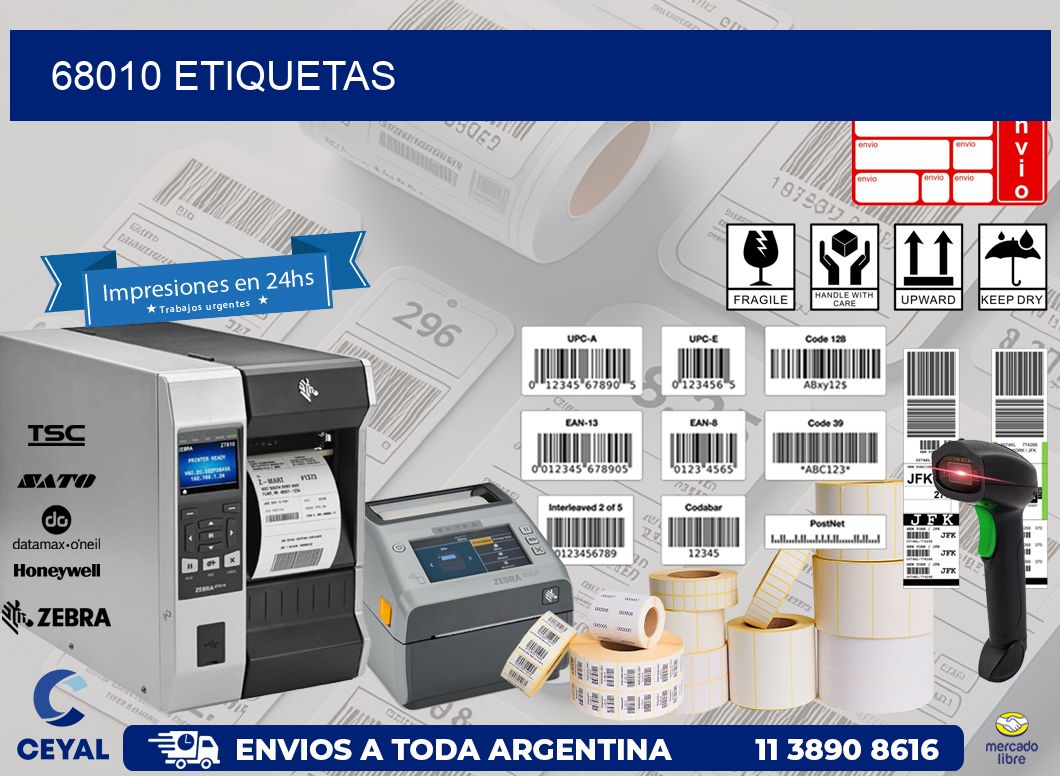 68010 ETIQUETAS