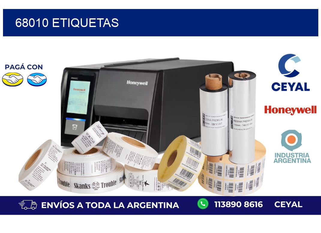 68010 ETIQUETAS