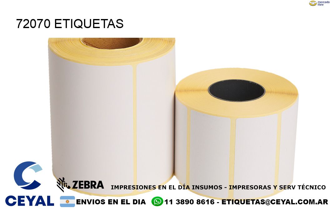 72070 ETIQUETAS