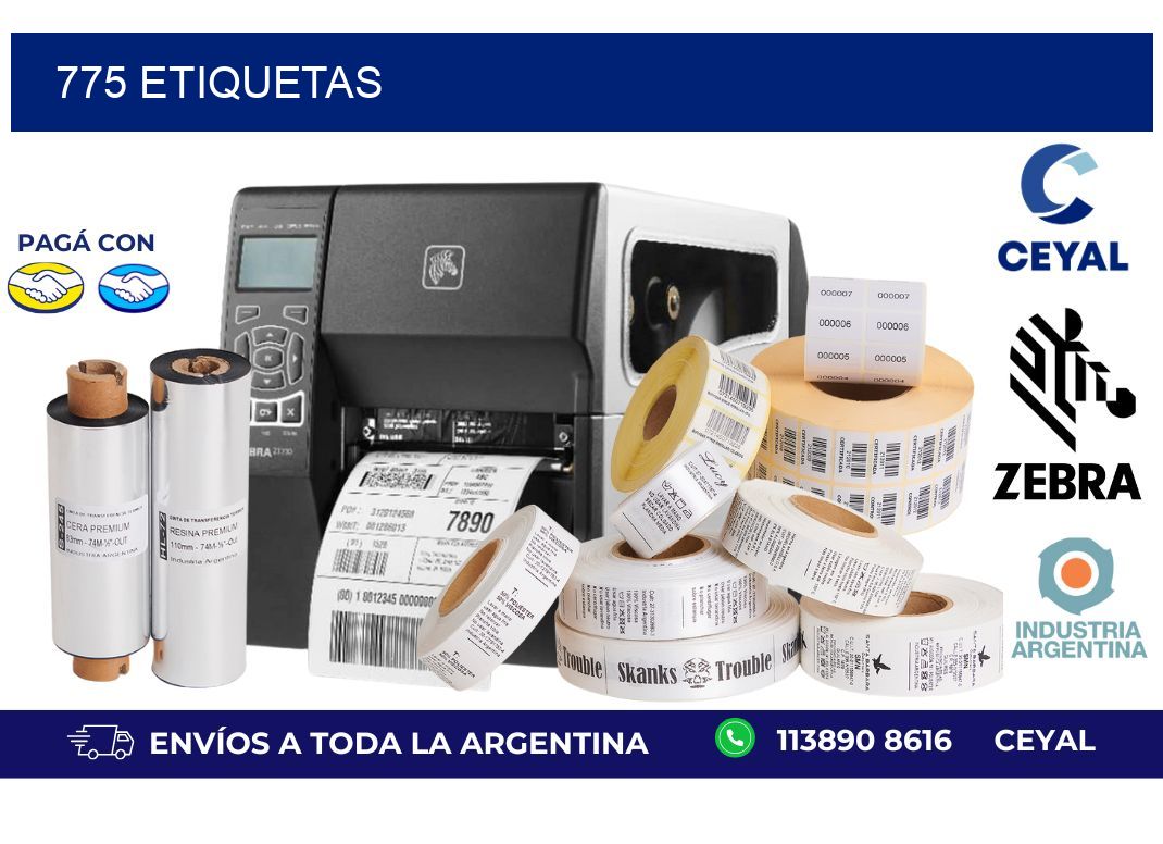 775 ETIQUETAS
