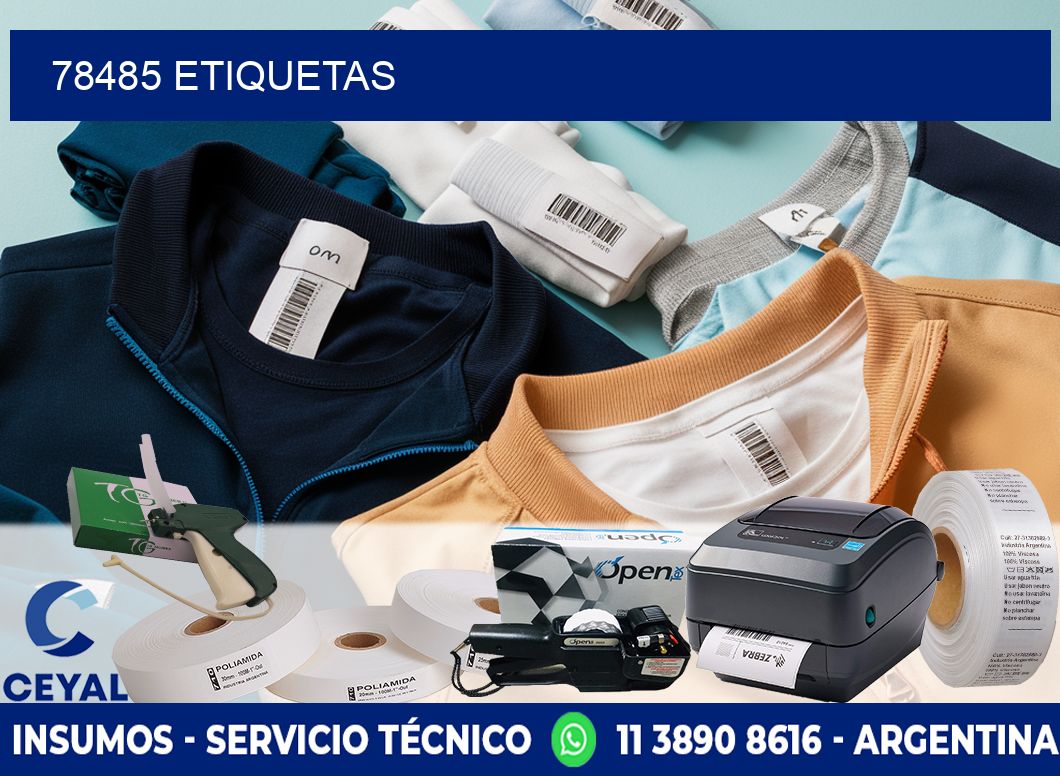 78485 ETIQUETAS