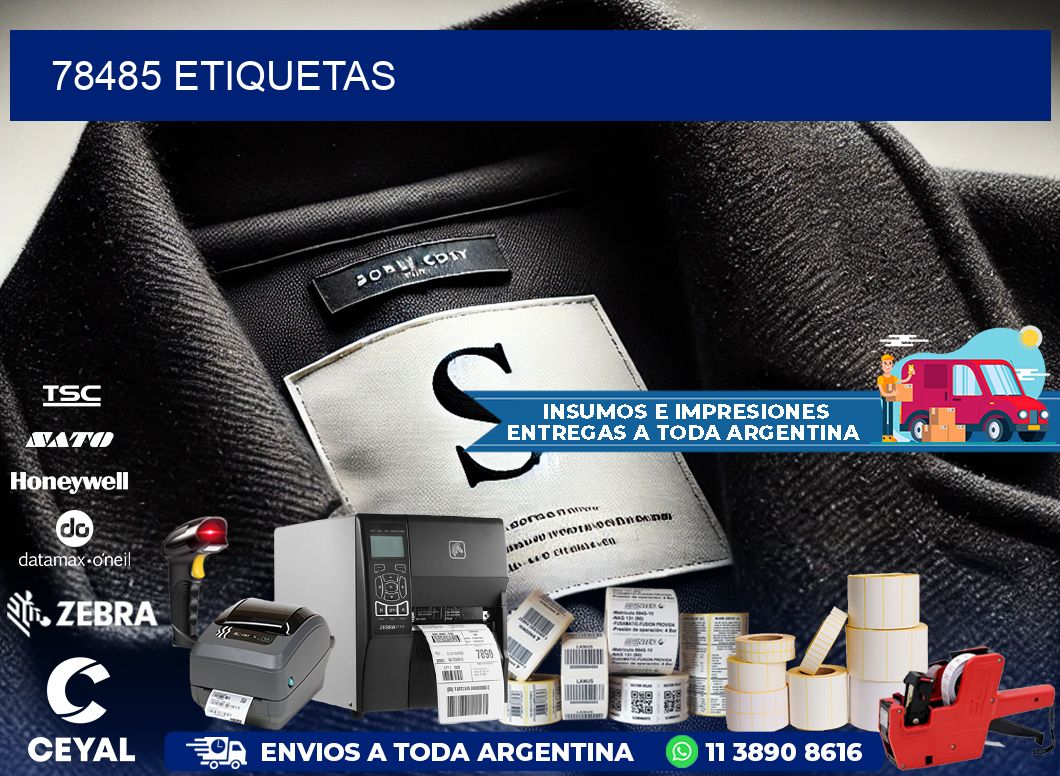 78485 ETIQUETAS