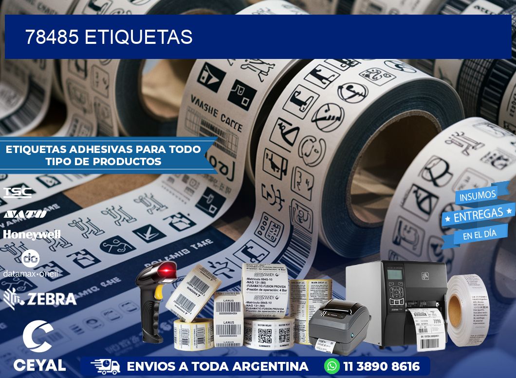 78485 ETIQUETAS