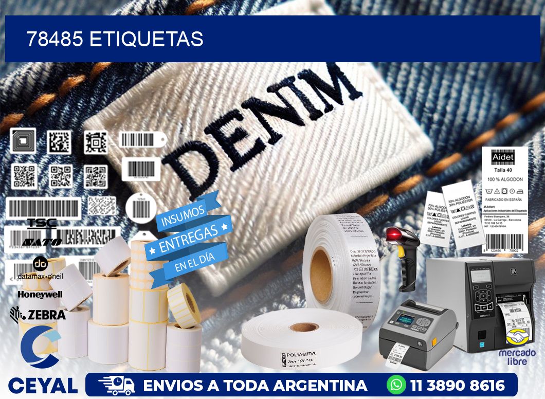 78485 ETIQUETAS