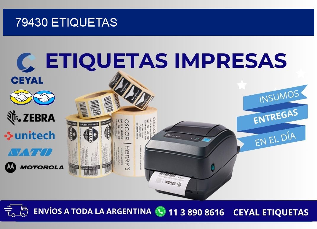 79430 ETIQUETAS