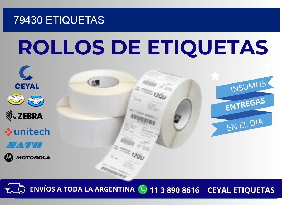 79430 ETIQUETAS