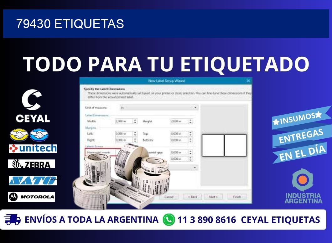 79430 ETIQUETAS