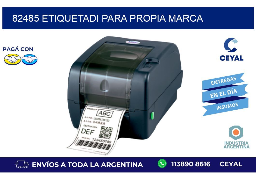 82485 ETIQUETADI PARA PROPIA MARCA