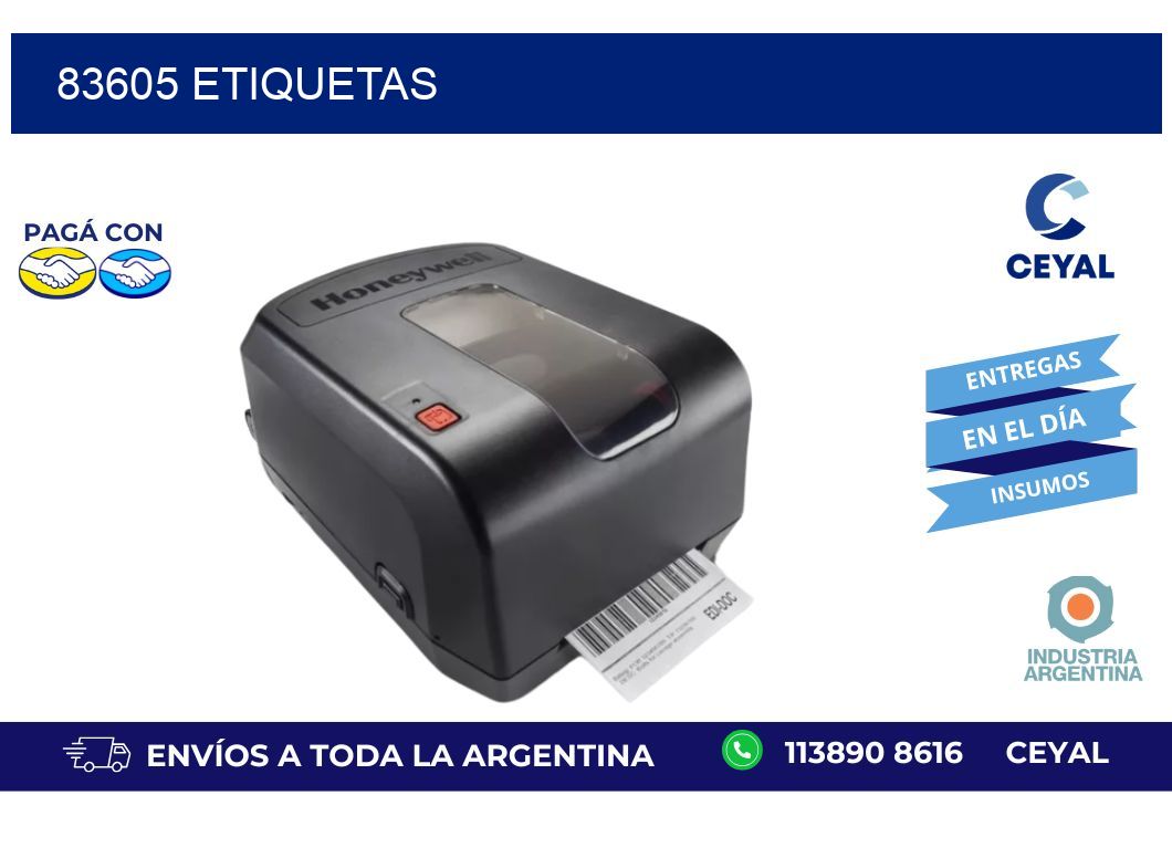 83605 ETIQUETAS