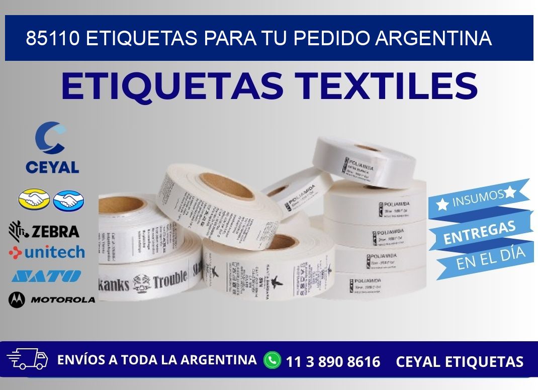 85110 ETIQUETAS PARA TU PEDIDO ARGENTINA