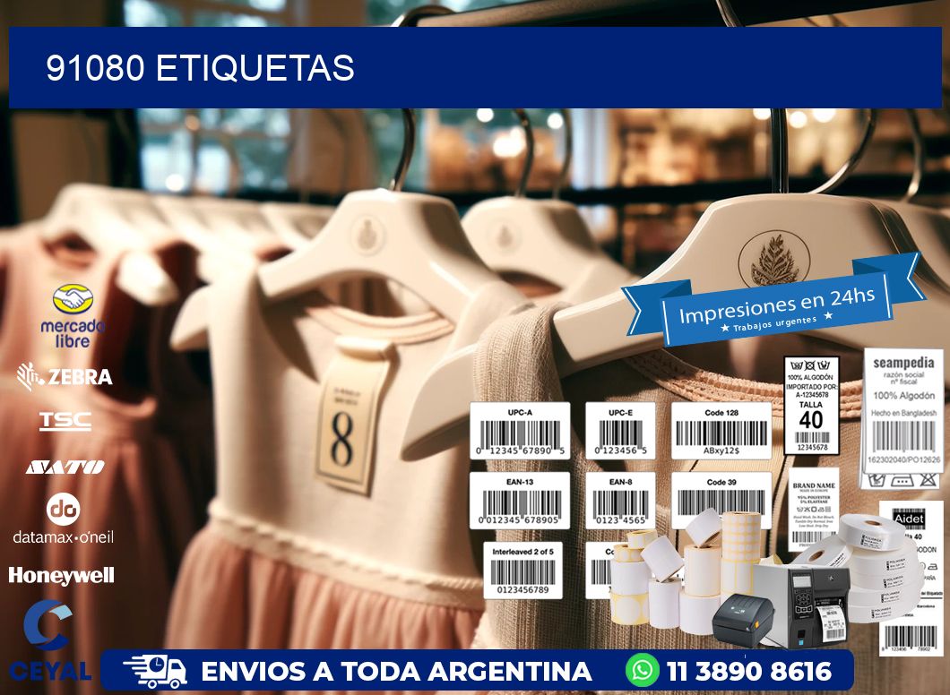 91080 ETIQUETAS