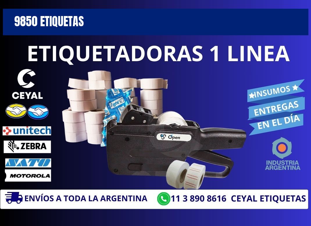 9850 ETIQUETAS