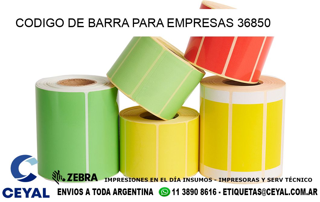 CODIGO DE BARRA PARA EMPRESAS 36850