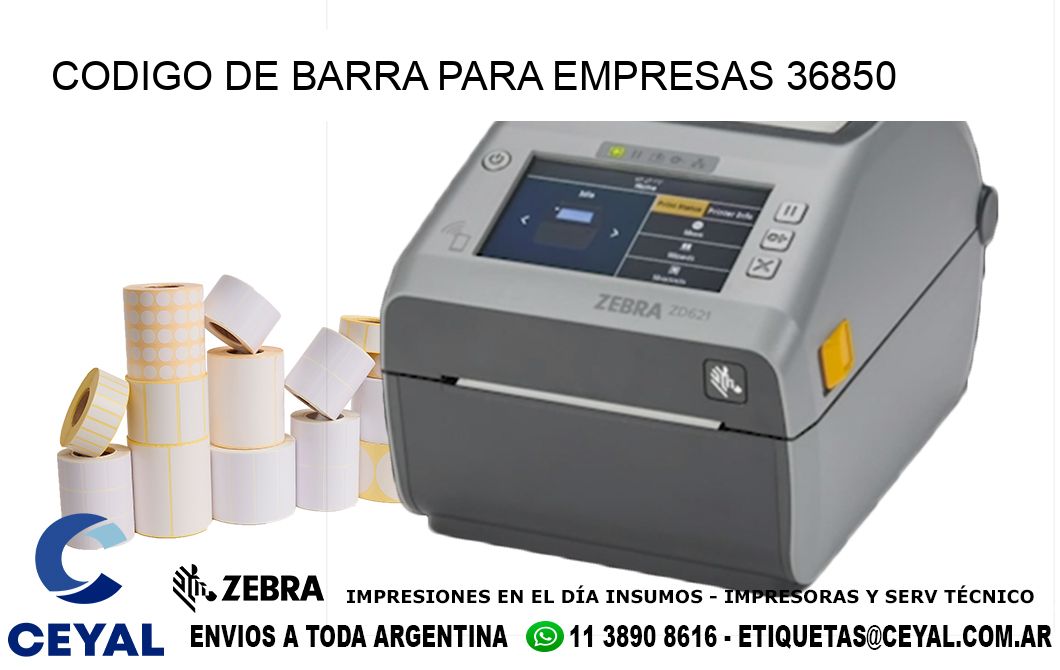 CODIGO DE BARRA PARA EMPRESAS 36850