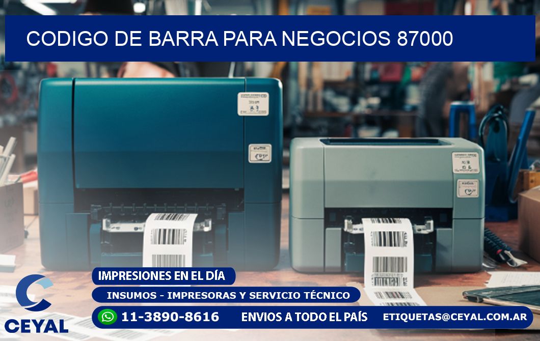 CODIGO DE BARRA PARA NEGOCIOS 87000