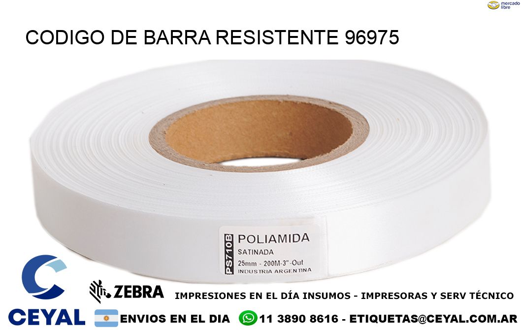 CODIGO DE BARRA RESISTENTE 96975