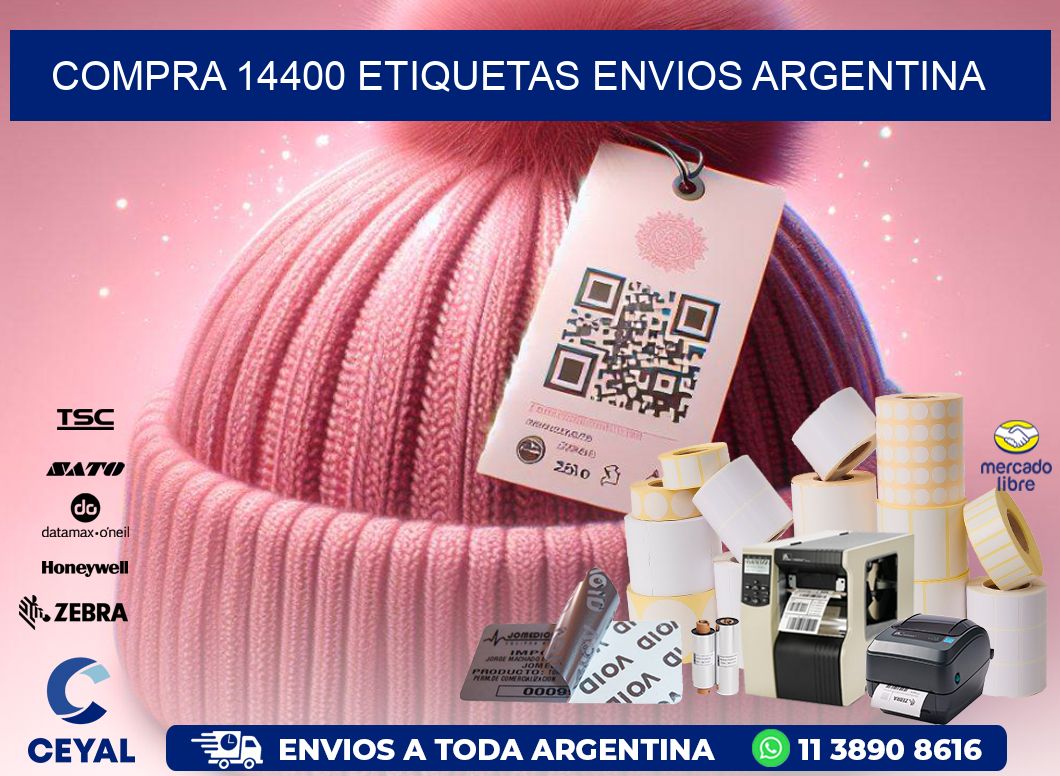 COMPRA 14400 ETIQUETAS ENVIOS ARGENTINA