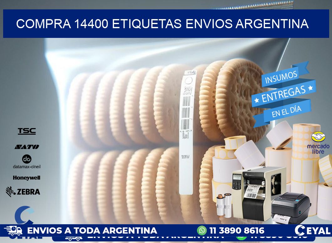 COMPRA 14400 ETIQUETAS ENVIOS ARGENTINA