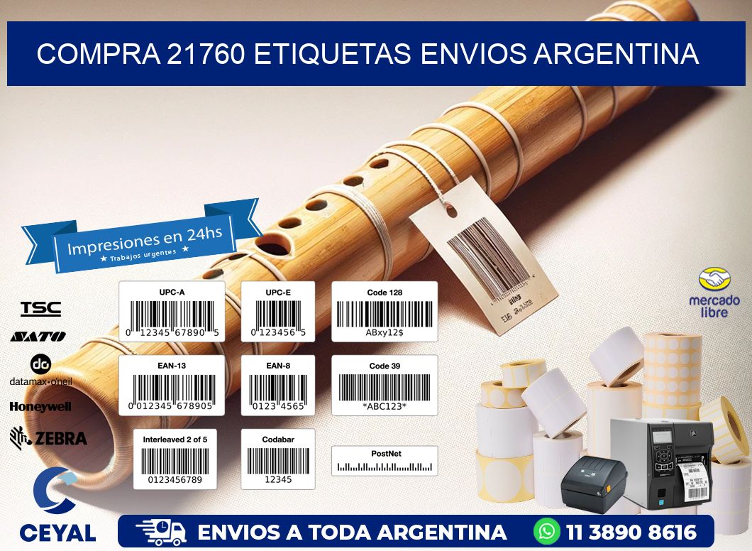 COMPRA 21760 ETIQUETAS ENVIOS ARGENTINA