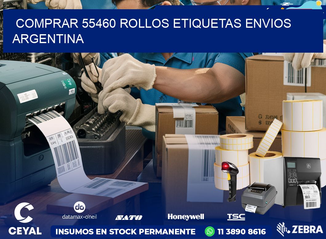 COMPRAR 55460 ROLLOS ETIQUETAS ENVIOS ARGENTINA